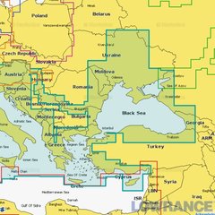 Карта Navionics Gold Дніпро, Середземне та Чорне море